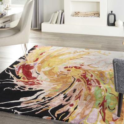 The Rug Seller Prismatic PRS21 Abstract Wool Rugs in Multicolour