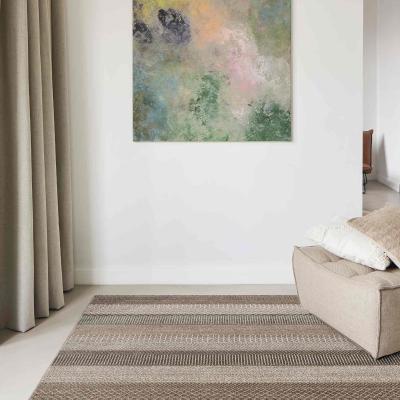 The Rug Seller Liberty Geometric Striped Modern Rugs 34105 1262 in Pink240x340cm