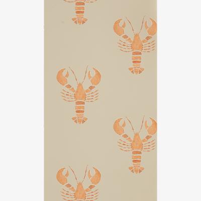 The Rug Seller Cromer Wallpaper 216589 by Sanderson in Rust OrangeRoll