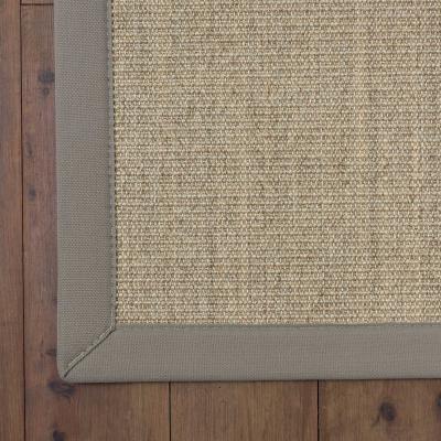 The Rug Seller Boucle Sesame Natural Fibre Sisal Bordered Runner Rugs&nbsp;68x245cm