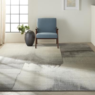 The Rug Seller Gradient Rugs GDT05 in Silica by Calvin Klein