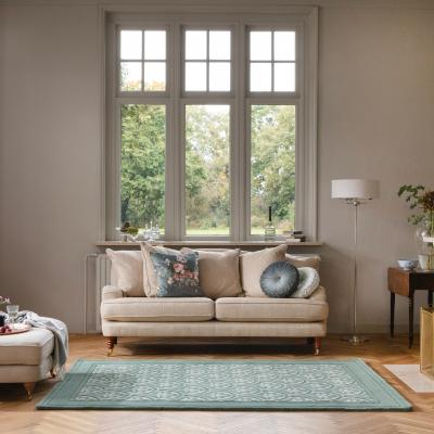 The Rug Seller Catarina 080807 Wool Rug by Laura Ashley in Fern Green&nbsp;200x280cm