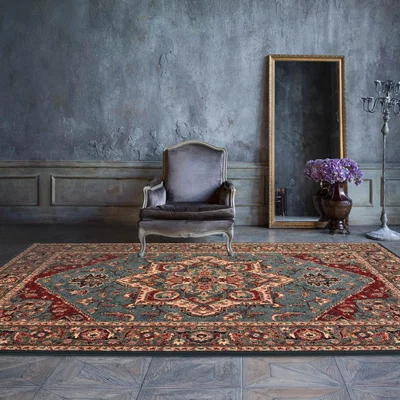 The Rug Seller Royal Kashqai Rugs 4354 401 in Grey