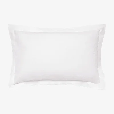 The Rug Seller Plain Oxford Pillowcase By Bedeck of Belfast in White&nbsp;74x48cm