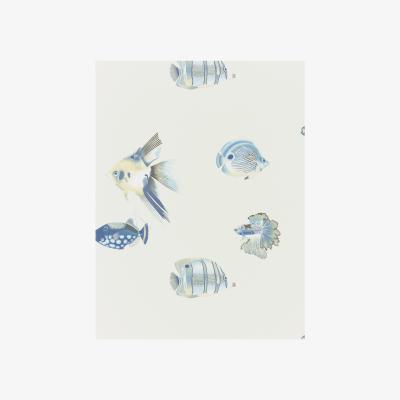 The Rug Seller Kamanu Wallpaper 111649 by Harlequin in Indigo Pebble Beige&nbsp;Roll