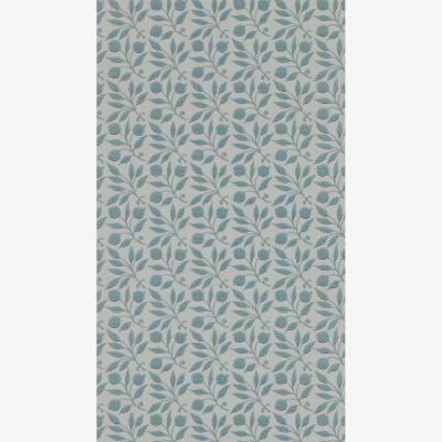 The Rug Seller Rosehip Wallpaper 214710 by Morris & Co in Mineral Blue&nbsp;Roll
