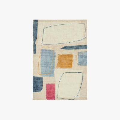 The Rug Seller Composition Contemporary Wool Rugs by Scion in 023701 Amber