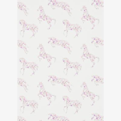 The Rug Seller Pretty Ponies Wallpaper 214034 by Sanderson in Lavendar Purple&nbsp;Roll
