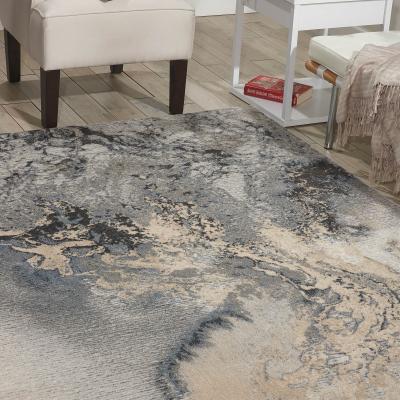 The Rug Seller Maxell Rugs MAE08 by Nourison in Grey