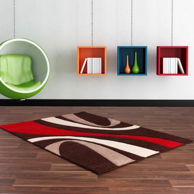 The Rug Seller Chocolate Black and Red&nbsp;120x165cm