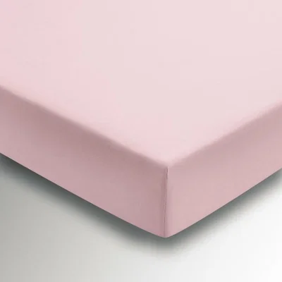 The Rug Seller Plain Dye Fitted Sheet by Helena Springfield in Blush&nbsp;180x200cm