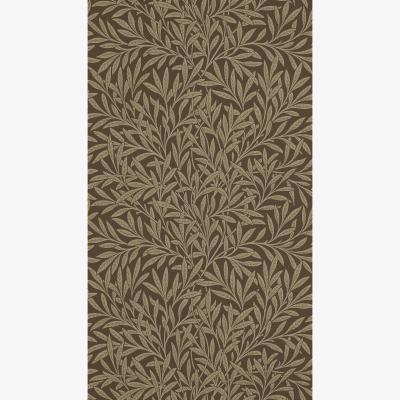 The Rug Seller Willow Leaf Wallpaper 210380 by Morris & Co in Bullrush Brown&nbsp;Roll