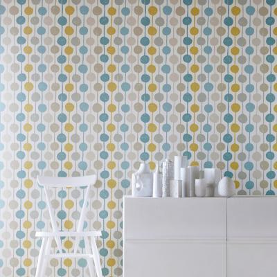 The Rug Seller Taimi Wallpaper 111126 by Scion in Seaglass Chalk Honey&nbsp;Roll