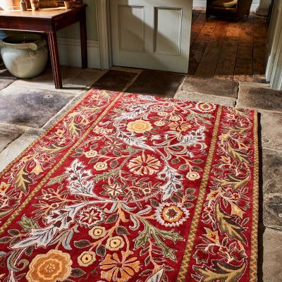 The Rug Seller Wilhelmina Floral Rugs 127400 in Russet by William Morris
