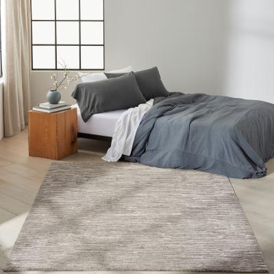 The Rug Seller Calvin Klein Linear CK010 LNR01 Rugs in Grey160x221cm