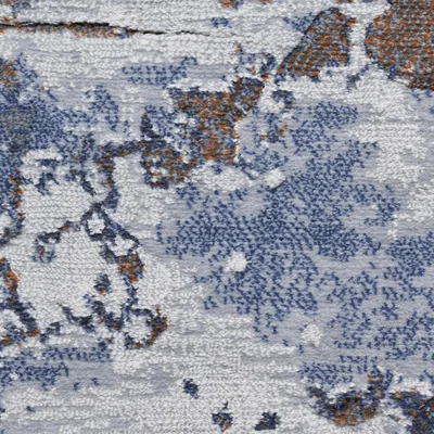 The Rug Seller Galleria Abstract 63395 7656 Runner Rugs in Grey Multi&nbsp;67x330cm
