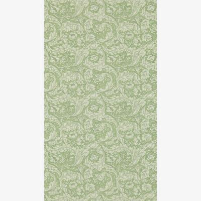 The Rug Seller Bachelors Button Wallpaper 214736 by Morris & Co in Thyme Green&nbsp;Roll