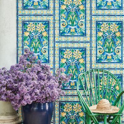 The Rug Seller Triana Wallpaper 5013 by Cole & Son in Canary YellowRoll