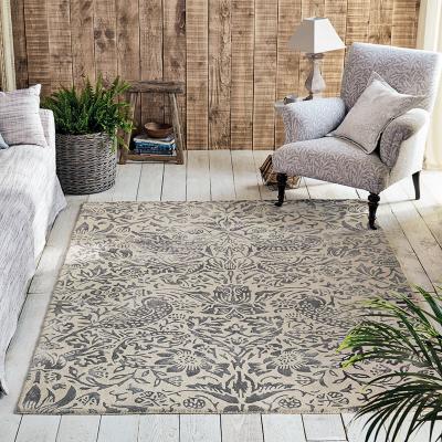 The Rug Seller Pure Strawberry Rugs 028105 Ink by Morris & Co