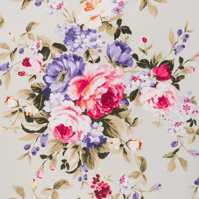 The Rug Seller Emeline Wallpaper W0081 06 by Clarke and Clarke in Multi&nbsp;Roll