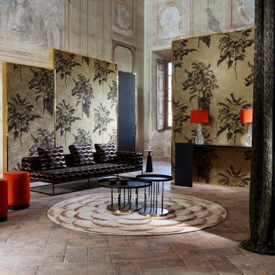 The Rug Seller Evelyn Wallpaper Panel 312733 by Zoffany in Antique Gold Olivine&nbsp;Roll