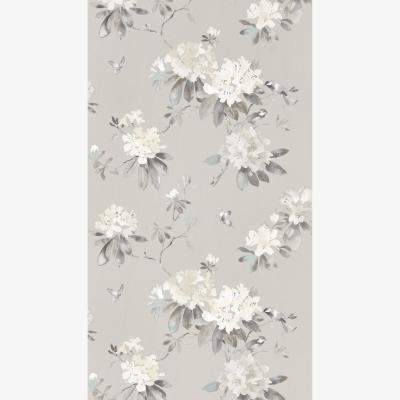 The Rug Seller Rhodera Wallpaper 216265 by Sanderson in Silver Grey&nbsp;Roll