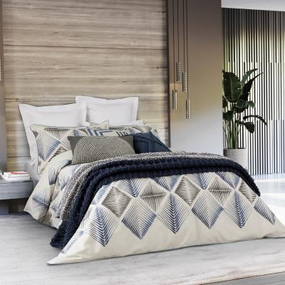 The Rug Seller Kaimana Cotton Bedding by Nicole Scherzinger in Orion Blue&nbsp;220x260cm