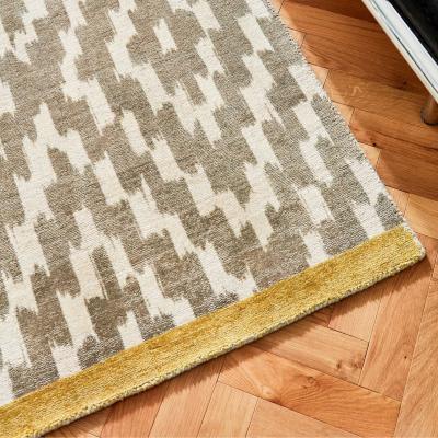 The Rug Seller Uteki Diamond Wool Rugs 023604 by Scion in Slate Grey&nbsp;160x230cm