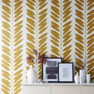 The Rug Seller Malva Leaf Wallpaper 111310 by Scion in Cinnamon Brown&nbsp;Roll