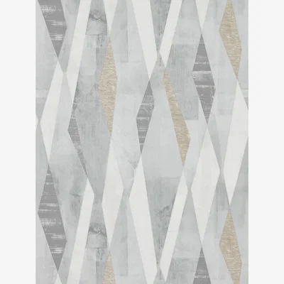 The Rug Seller Vertices Wallpaper 111703 by Harlequin in Slate Concreate&nbsp;Roll