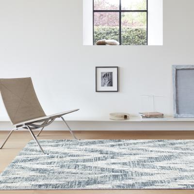 The Rug Seller Canyon Abstract Chevron 52053 6454 Rugs in Silver Grey&nbsp;133x195cm