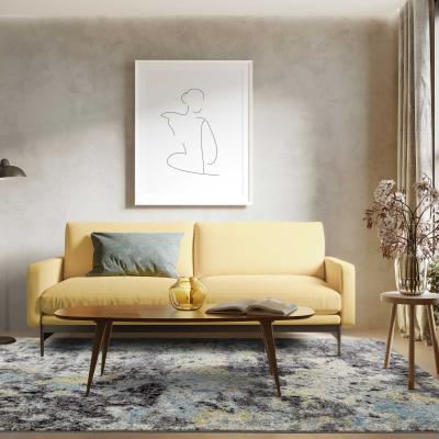 The Rug Seller Nova Abstract Rugs NV32 in Blue