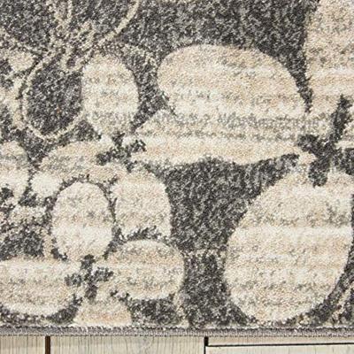 The Rug Seller Maxell Hallway Runners MAE02 by Nourison in Charcoal&nbsp;66x229cm