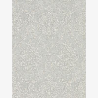 The Rug Seller Riverside Damask Wallpaper 216289 by Sanderson in Dove Silver Grey&nbsp;Roll