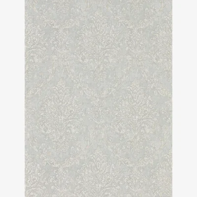 The Rug Seller Riverside Damask Wallpaper 216289 by Sanderson in Dove Silver Grey&nbsp;Roll