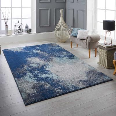 The Rug Seller Sansa Rugs 1802 L in Blue&nbsp;80x150cm