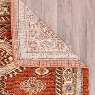 The Rug Seller Cashmere Traditional Rugs 5567 in Terracotta Orange&nbsp;200x290cm