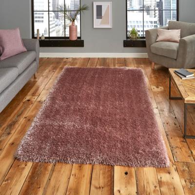 The Rug Seller Montana Shaggy Rugs in Rose&nbsp;200x290cm