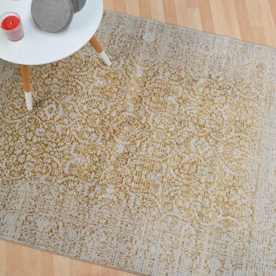 The Rug Seller Grandeur Traditional Damask Rugs in Gold&nbsp;200x290cm