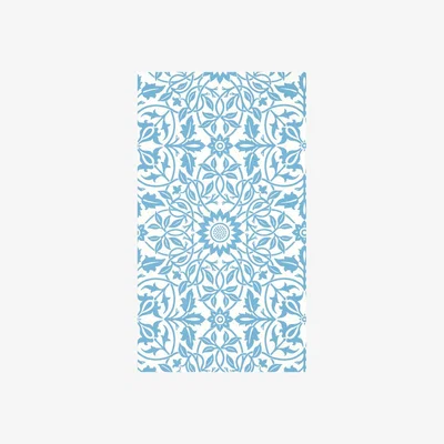 The Rug Seller St James Ceiling Wallpaper 217079 by Morris & Co in China Blue&nbsp;Roll