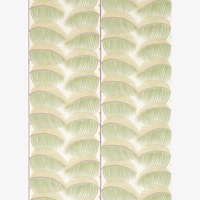 The Rug Seller Manila Wallpaper 213370 by Sanderson in Mulberry Sand Cream&nbsp;Roll