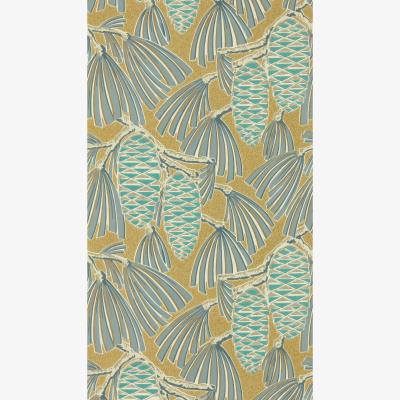 The Rug Seller Foxley Wallpaper 112127 by Harlequin in Kingfisher Gold Yellow&nbsp;Roll