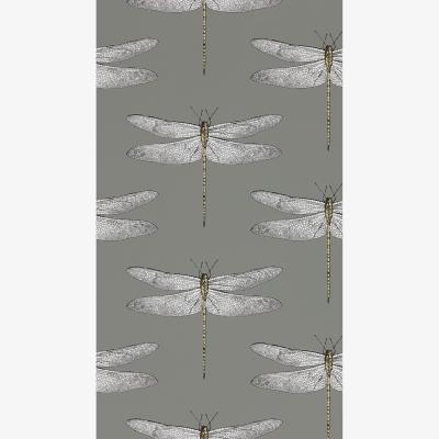 The Rug Seller Demoiselle Wallpaper 111242 by Harlequin in Graphite Almond Brown&nbsp;Roll