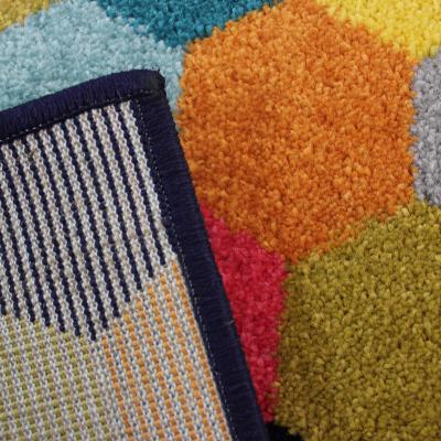The Rug Seller Radiant Hexagon Multicoloured Rugs