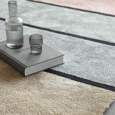 The Rug Seller Twinset Divina 013407 Modern Stripe Rugs in Multi by Brink and Campman