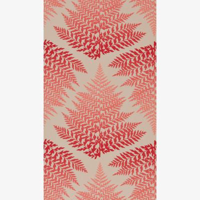 The Rug Seller Filix Wallpaper 111381 by Harlequin in Fire Ruby Red&nbsp;Roll