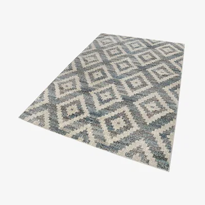 The Rug Seller Weconhome Passion Rugs 0873 04 in Blue and Beige