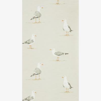 The Rug Seller Shore Birds Wallpaper 216563 by Sanderson in Driftwood BrownRoll