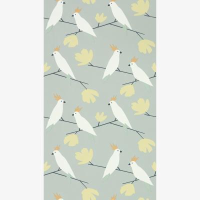 The Rug Seller Love Birds Wallpaper 112222 by Scion in Willow Green&nbsp;Roll