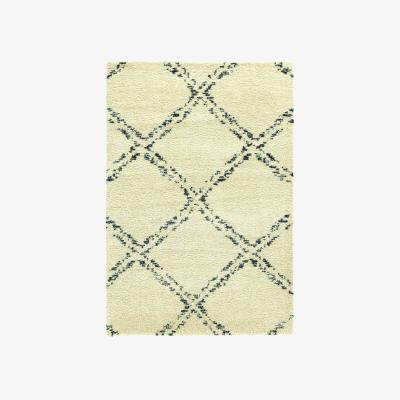 The Rug Seller Atlas Berber Criss Cross Rugs 0359 109 in Denim